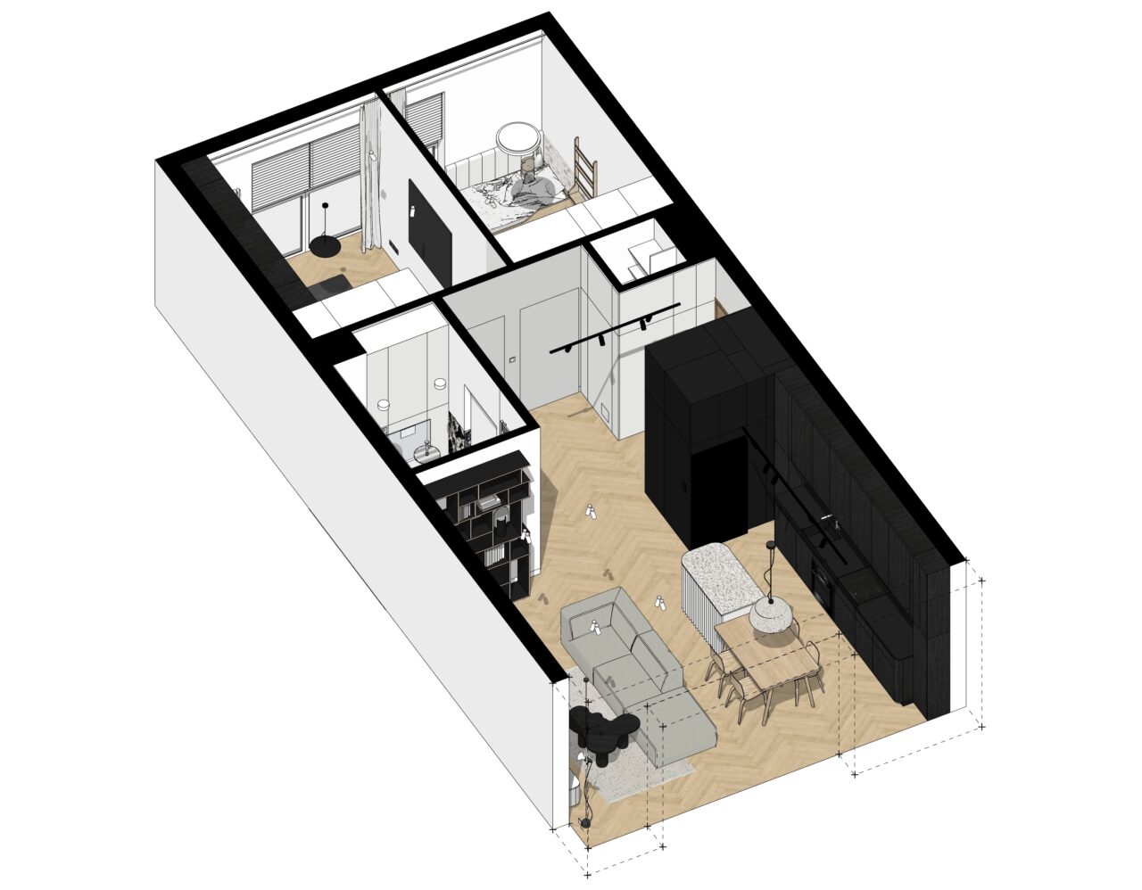 M3 Trzy Stawy - Joanna Kubieniec i Katarzyna Długosz - Biuro architektoniczne w Katowicach
